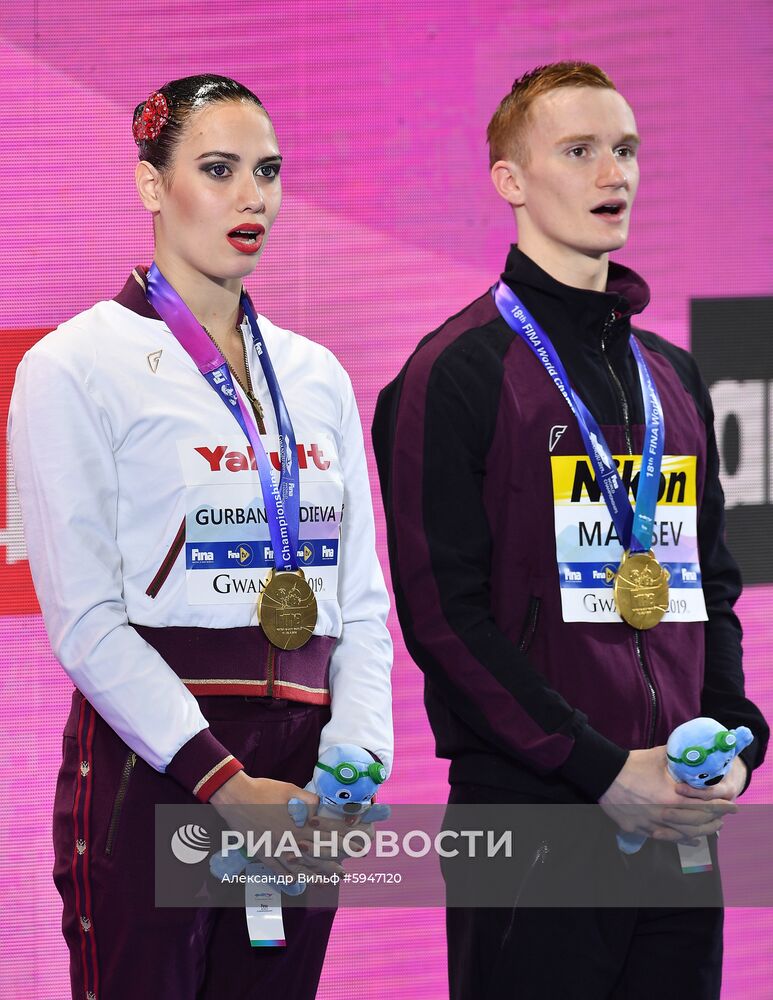 Чемпионат мира FINA 2019. Синхронное плавание. Смешанный дуэт. Техническая программа