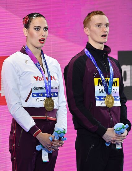 Чемпионат мира FINA 2019. Синхронное плавание. Смешанный дуэт. Техническая программа