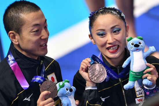 Чемпионат мира FINA 2019. Синхронное плавание. Смешанный дуэт. Техническая программа