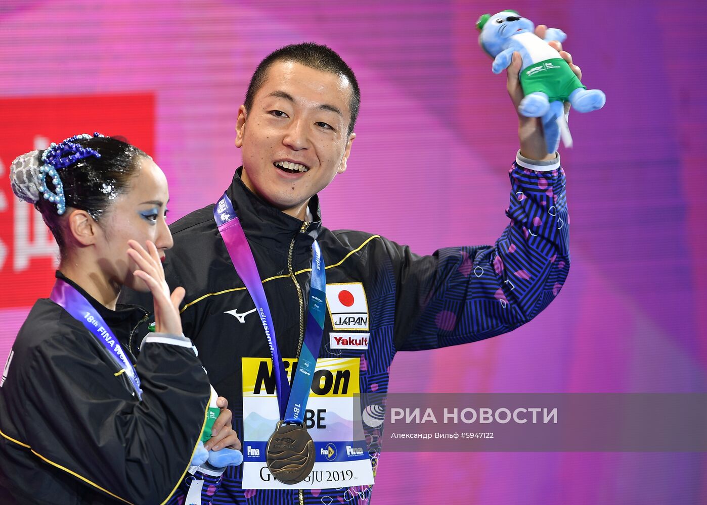 Чемпионат мира FINA 2019. Синхронное плавание. Смешанный дуэт. Техническая программа