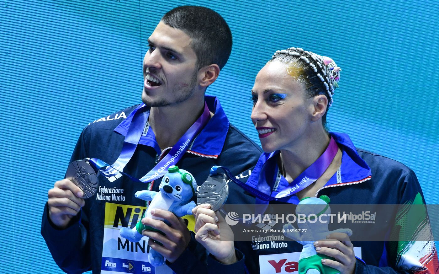 Чемпионат мира FINA 2019. Синхронное плавание. Смешанный дуэт. Техническая программа