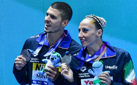 Чемпионат мира FINA 2019. Синхронное плавание. Смешанный дуэт. Техническая программа