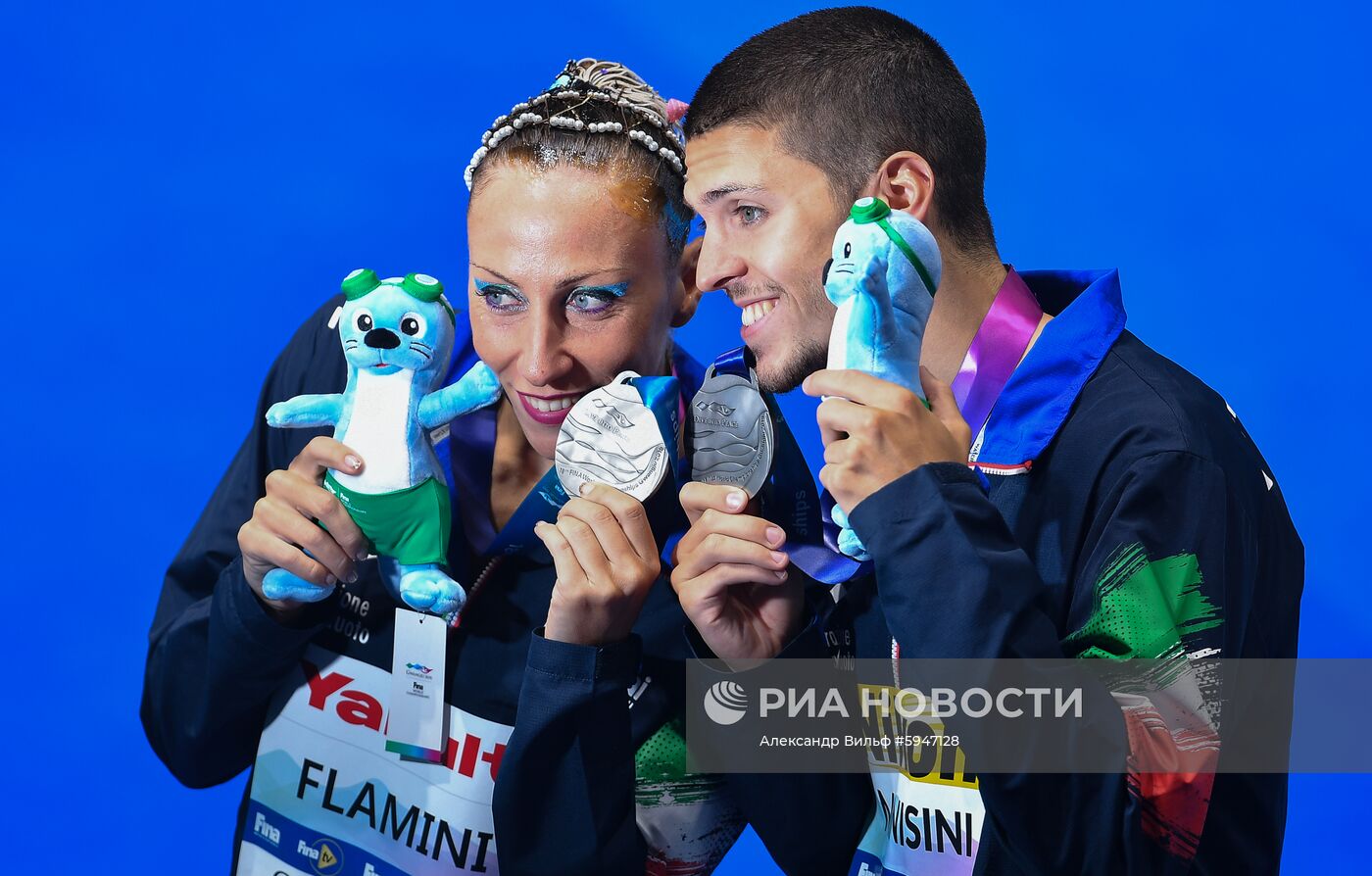 Чемпионат мира FINA 2019. Синхронное плавание. Смешанный дуэт. Техническая программа