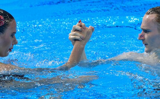 Чемпионат мира FINA 2019. Синхронное плавание. Смешанный дуэт. Техническая программа