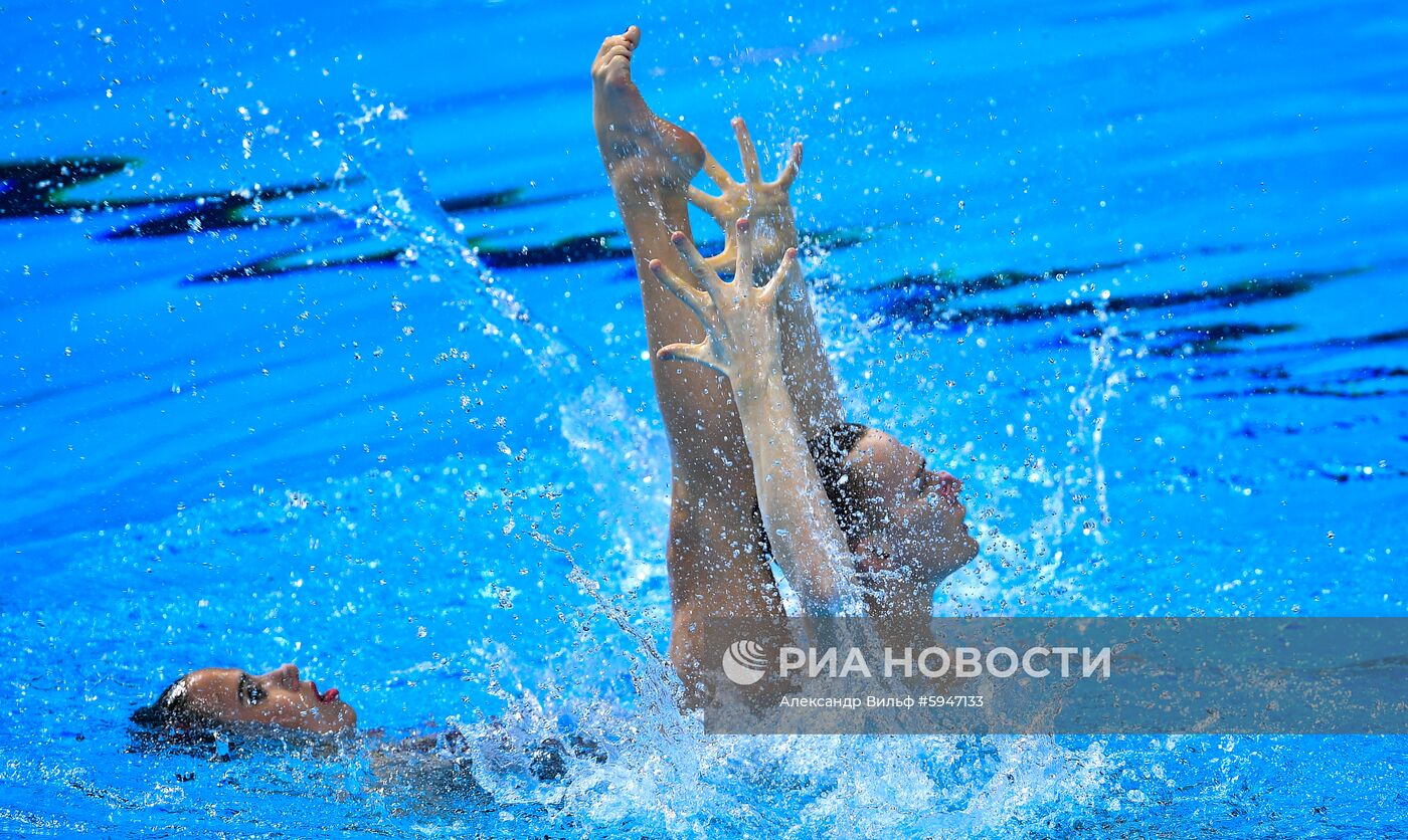 Чемпионат мира FINA 2019. Синхронное плавание. Смешанный дуэт. Техническая программа