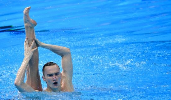Чемпионат мира FINA 2019. Синхронное плавание. Смешанный дуэт. Техническая программа