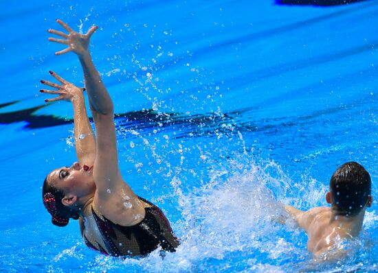 Чемпионат мира FINA 2019. Синхронное плавание. Смешанный дуэт. Техническая программа
