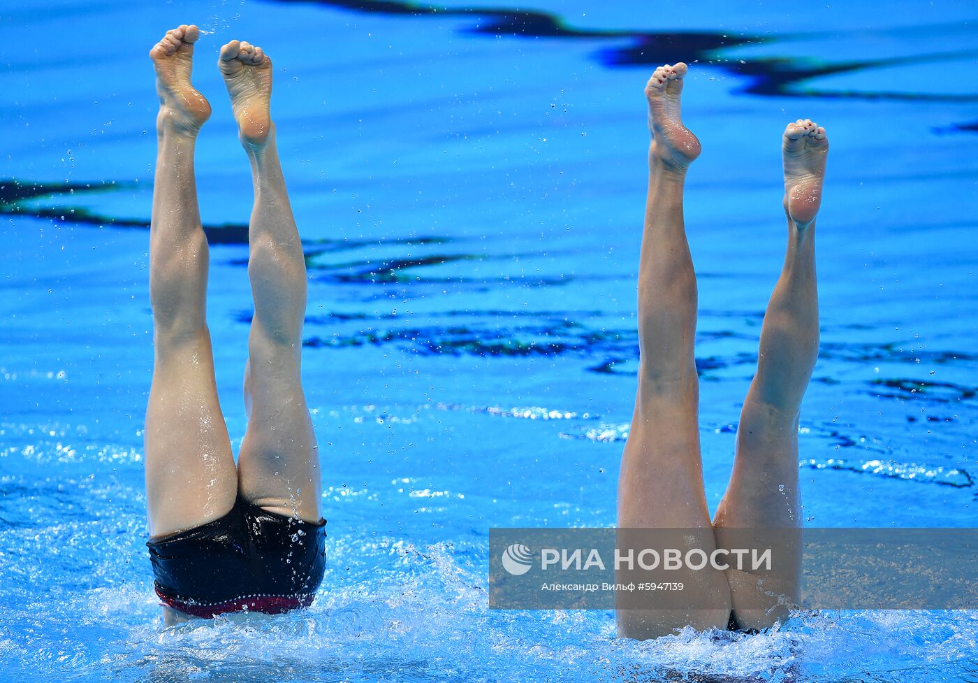 Чемпионат мира FINA 2019. Синхронное плавание. Смешанный дуэт. Техническая программа