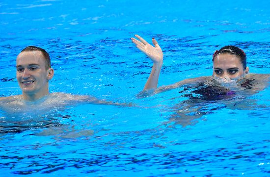 Чемпионат мира FINA 2019. Синхронное плавание. Смешанный дуэт. Техническая программа