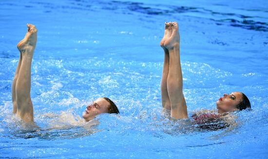 Чемпионат мира FINA 2019. Синхронное плавание. Смешанный дуэт. Техническая программа