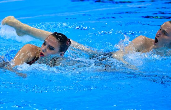 Чемпионат мира FINA 2019. Синхронное плавание. Смешанный дуэт. Техническая программа