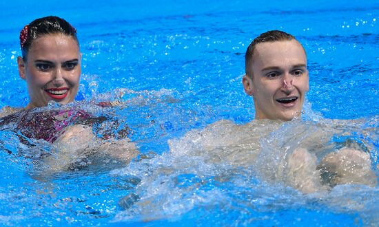 Чемпионат мира FINA 2019. Синхронное плавание. Смешанный дуэт. Техническая программа