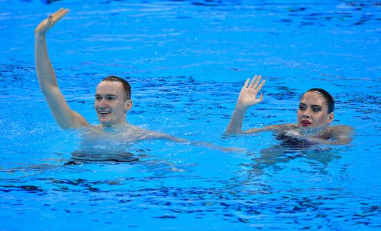 Чемпионат мира FINA 2019. Синхронное плавание. Смешанный дуэт. Техническая программа