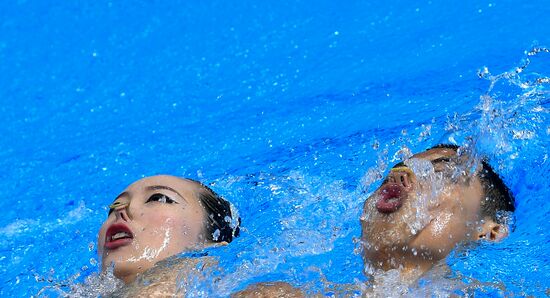Чемпионат мира FINA 2019. Синхронное плавание. Смешанный дуэт. Техническая программа