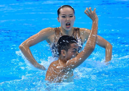 Чемпионат мира FINA 2019. Синхронное плавание. Смешанный дуэт. Техническая программа