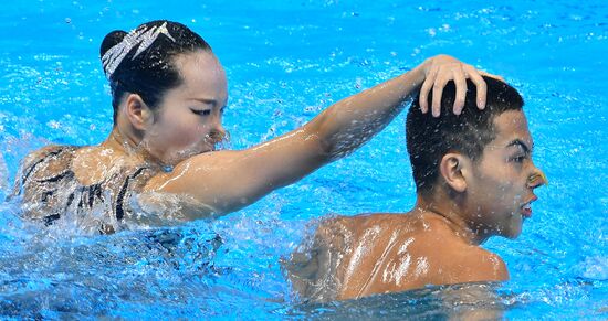 Чемпионат мира FINA 2019. Синхронное плавание. Смешанный дуэт. Техническая программа