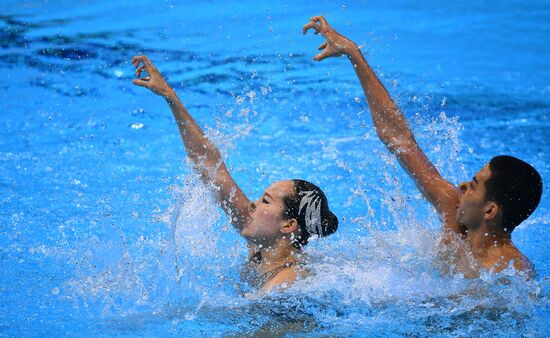 Чемпионат мира FINA 2019. Синхронное плавание. Смешанный дуэт. Техническая программа