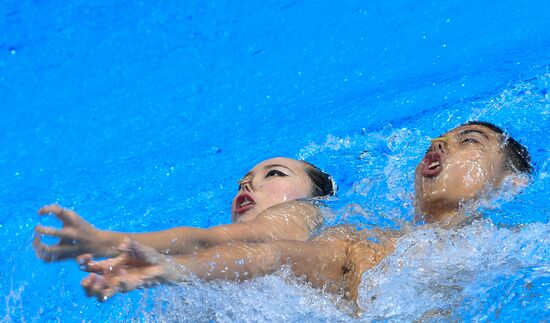 Чемпионат мира FINA 2019. Синхронное плавание. Смешанный дуэт. Техническая программа