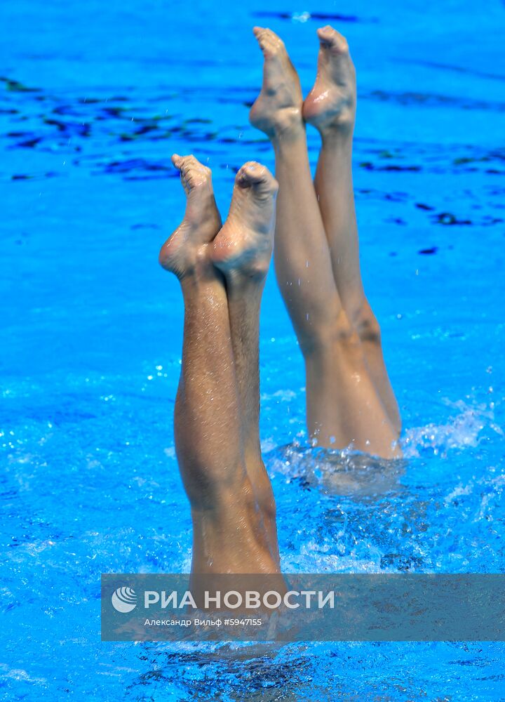 Чемпионат мира FINA 2019. Синхронное плавание. Смешанный дуэт. Техническая программа