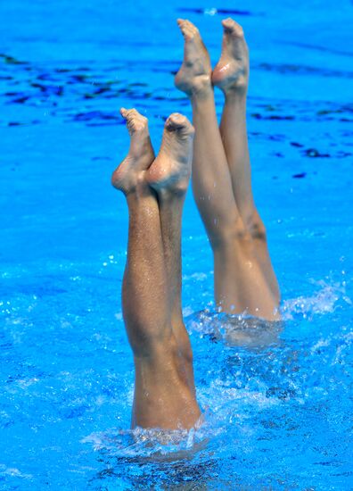 Чемпионат мира FINA 2019. Синхронное плавание. Смешанный дуэт. Техническая программа
