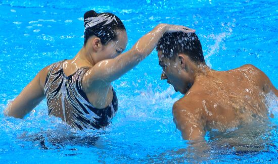 Чемпионат мира FINA 2019. Синхронное плавание. Смешанный дуэт. Техническая программа