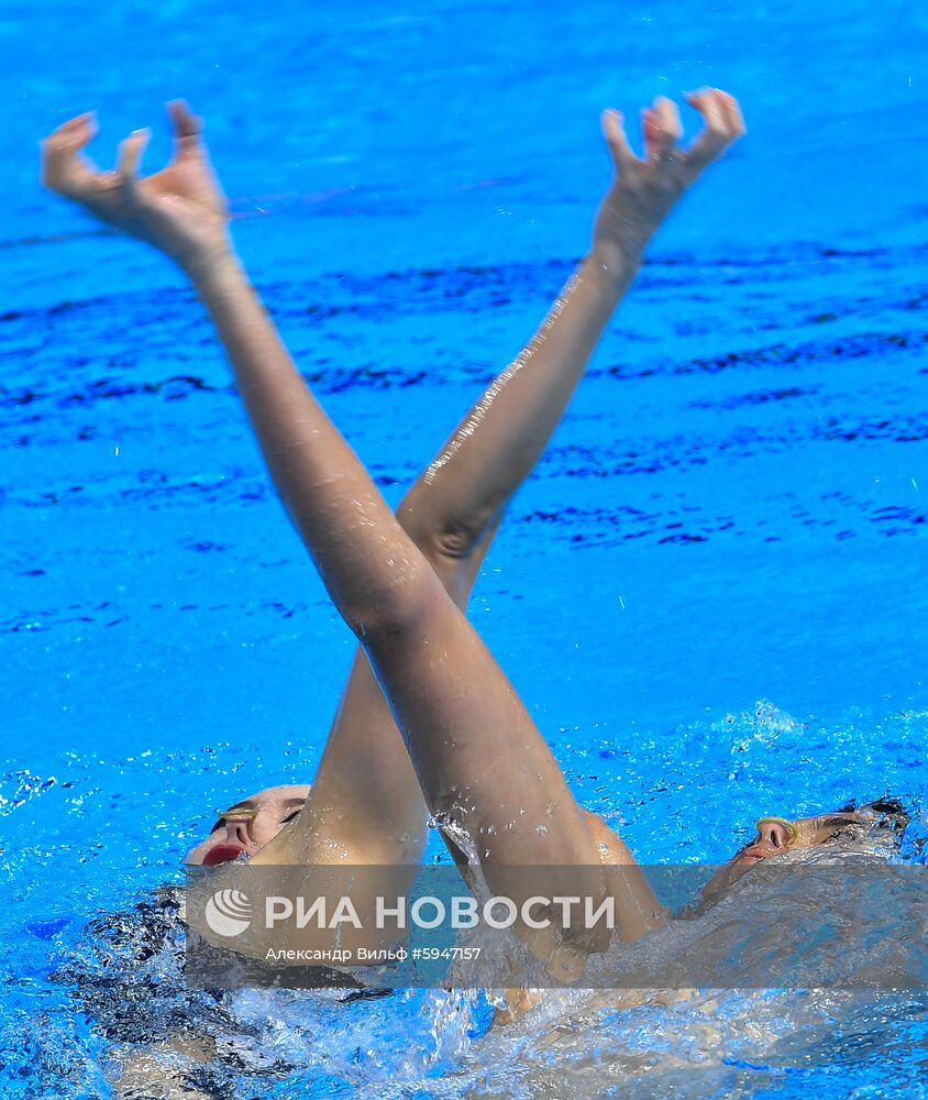 Чемпионат мира FINA 2019. Синхронное плавание. Смешанный дуэт. Техническая программа
