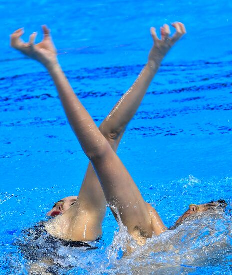 Чемпионат мира FINA 2019. Синхронное плавание. Смешанный дуэт. Техническая программа