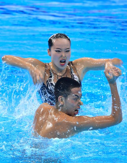 Чемпионат мира FINA 2019. Синхронное плавание. Смешанный дуэт. Техническая программа