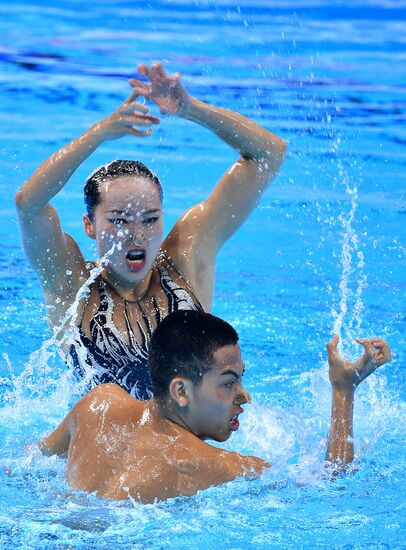 Чемпионат мира FINA 2019. Синхронное плавание. Смешанный дуэт. Техническая программа