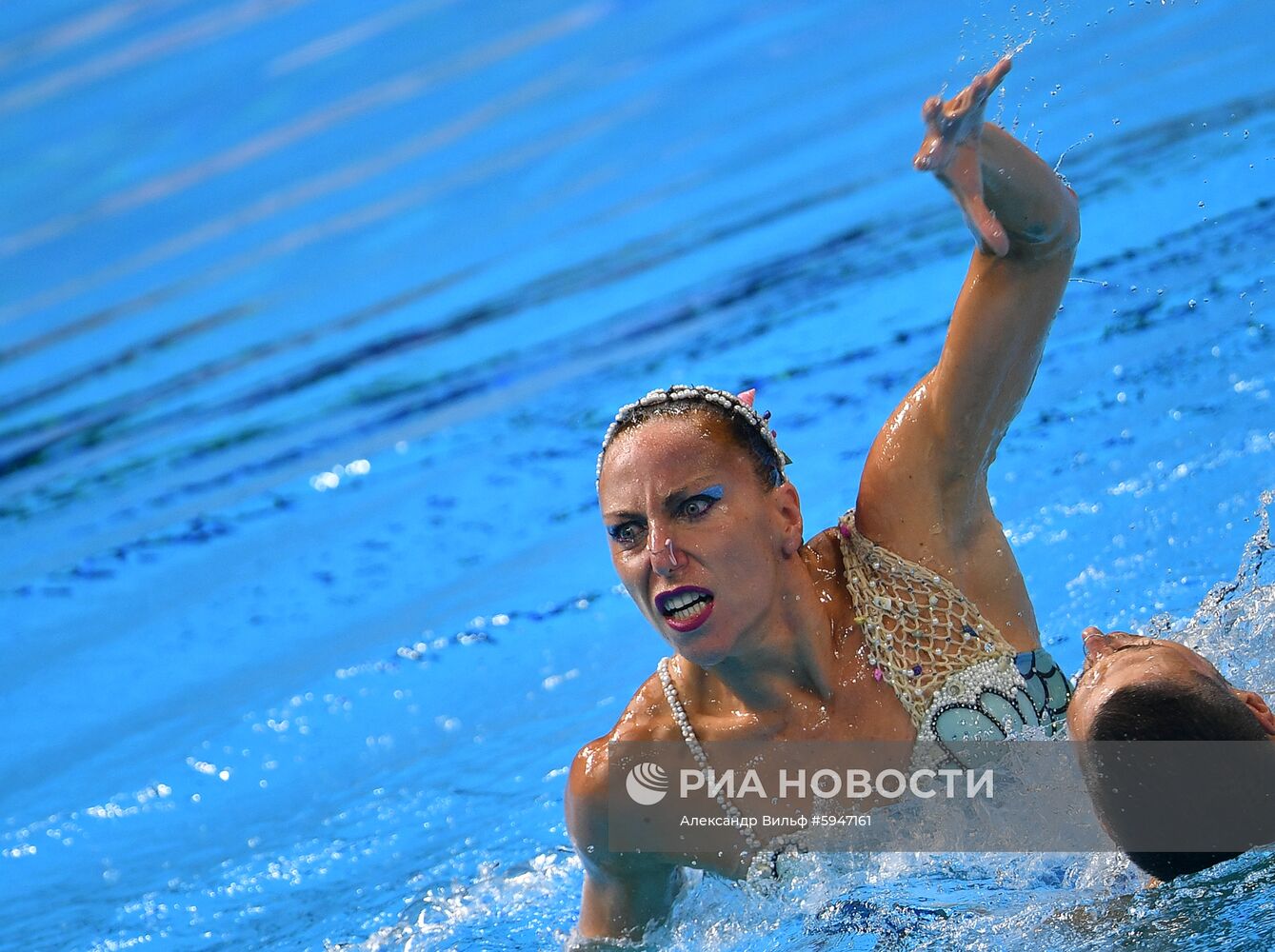 Чемпионат мира FINA 2019. Синхронное плавание. Смешанный дуэт. Техническая программа