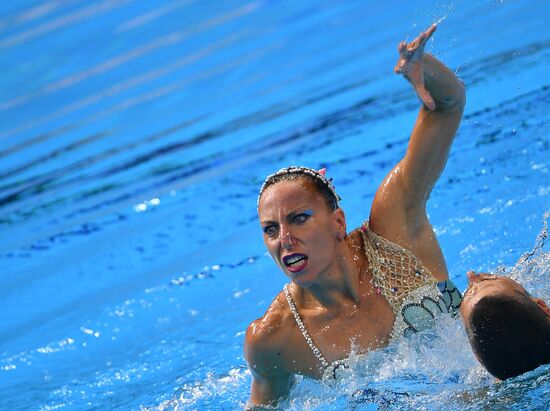 Чемпионат мира FINA 2019. Синхронное плавание. Смешанный дуэт. Техническая программа