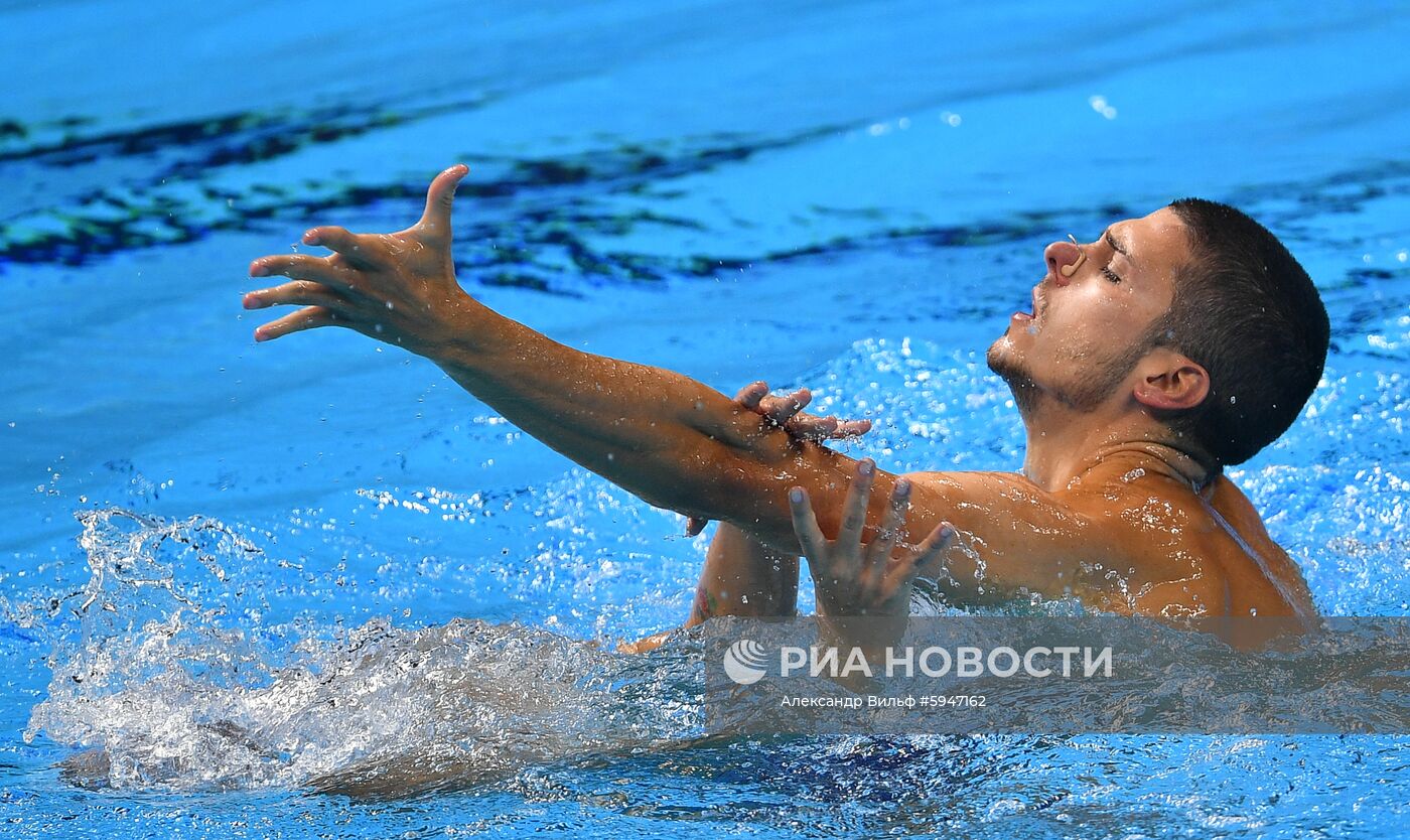 Чемпионат мира FINA 2019. Синхронное плавание. Смешанный дуэт. Техническая программа