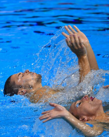Чемпионат мира FINA 2019. Синхронное плавание. Смешанный дуэт. Техническая программа