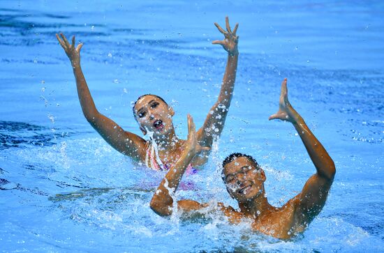 Чемпионат мира FINA 2019. Синхронное плавание. Смешанный дуэт. Техническая программа