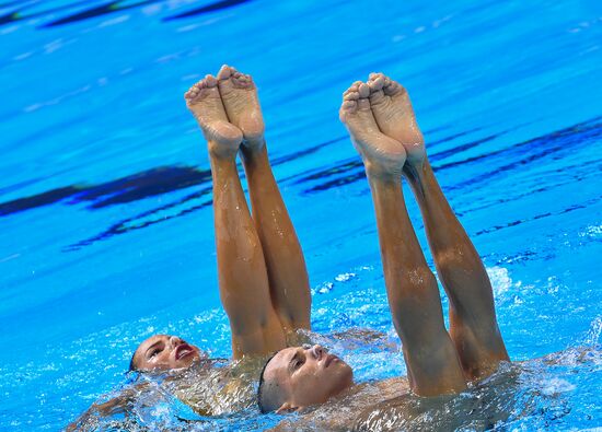 Чемпионат мира FINA 2019. Синхронное плавание. Смешанный дуэт. Техническая программа