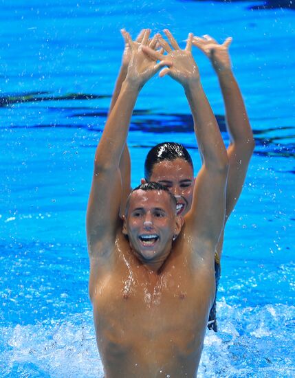 Чемпионат мира FINA 2019. Синхронное плавание. Смешанный дуэт. Техническая программа