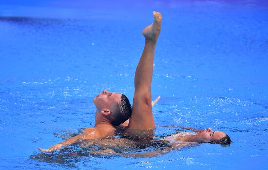 Чемпионат мира FINA 2019. Синхронное плавание. Смешанный дуэт. Техническая программа