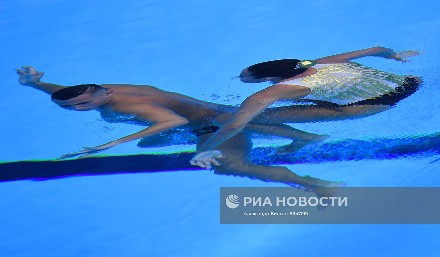 Чемпионат мира FINA 2019. Синхронное плавание. Смешанный дуэт. Техническая программа