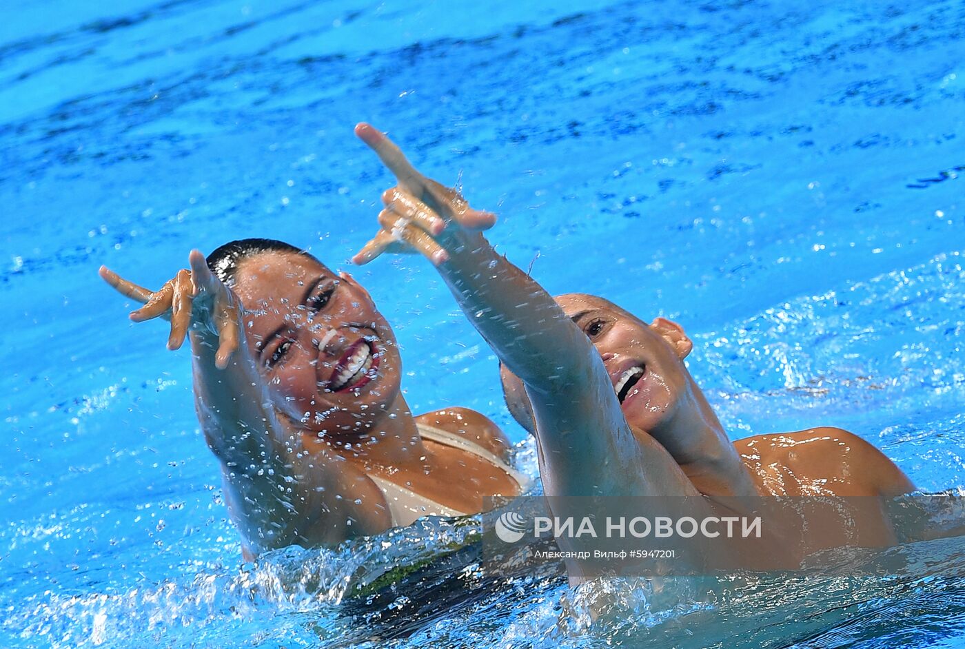 Чемпионат мира FINA 2019. Синхронное плавание. Смешанный дуэт. Техническая программа