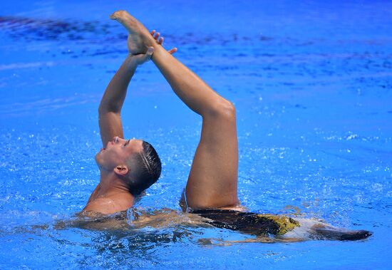 Чемпионат мира FINA 2019. Синхронное плавание. Смешанный дуэт. Техническая программа