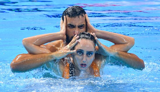Чемпионат мира FINA 2019. Синхронное плавание. Смешанный дуэт. Техническая программа