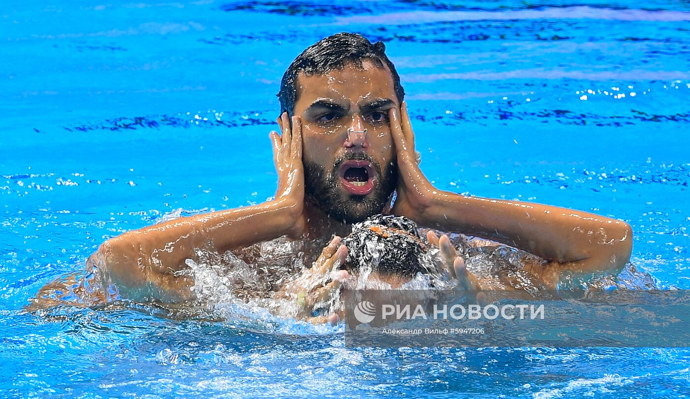 Чемпионат мира FINA 2019. Синхронное плавание. Смешанный дуэт. Техническая программа