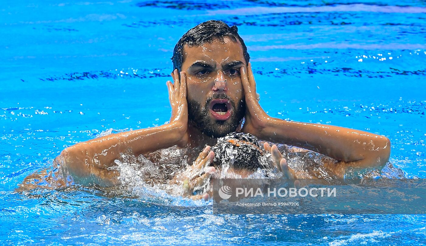 Чемпионат мира FINA 2019. Синхронное плавание. Смешанный дуэт. Техническая программа