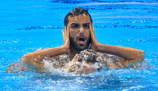 Чемпионат мира FINA 2019. Синхронное плавание. Смешанный дуэт. Техническая программа