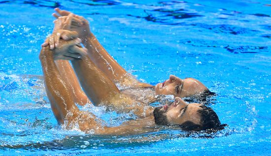 Чемпионат мира FINA 2019. Синхронное плавание. Смешанный дуэт. Техническая программа