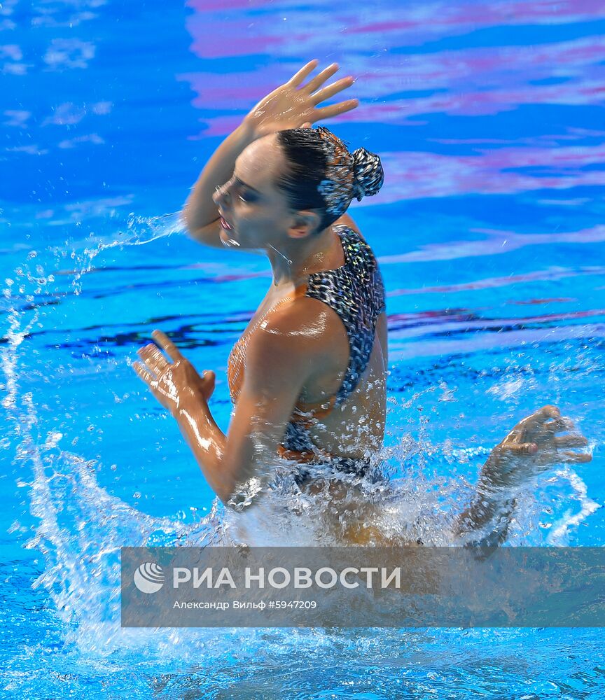 Чемпионат мира FINA 2019. Синхронное плавание. Смешанный дуэт. Техническая программа