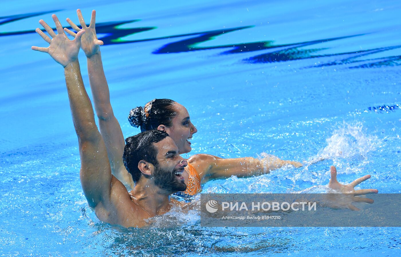 Чемпионат мира FINA 2019. Синхронное плавание. Смешанный дуэт. Техническая программа