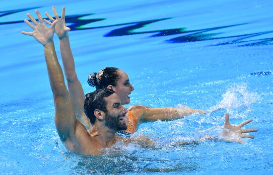Чемпионат мира FINA 2019. Синхронное плавание. Смешанный дуэт. Техническая программа
