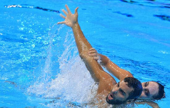 Чемпионат мира FINA 2019. Синхронное плавание. Смешанный дуэт. Техническая программа