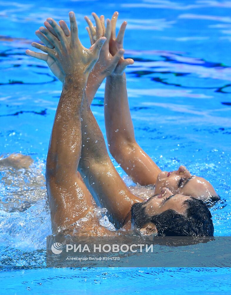 Чемпионат мира FINA 2019. Синхронное плавание. Смешанный дуэт. Техническая программа